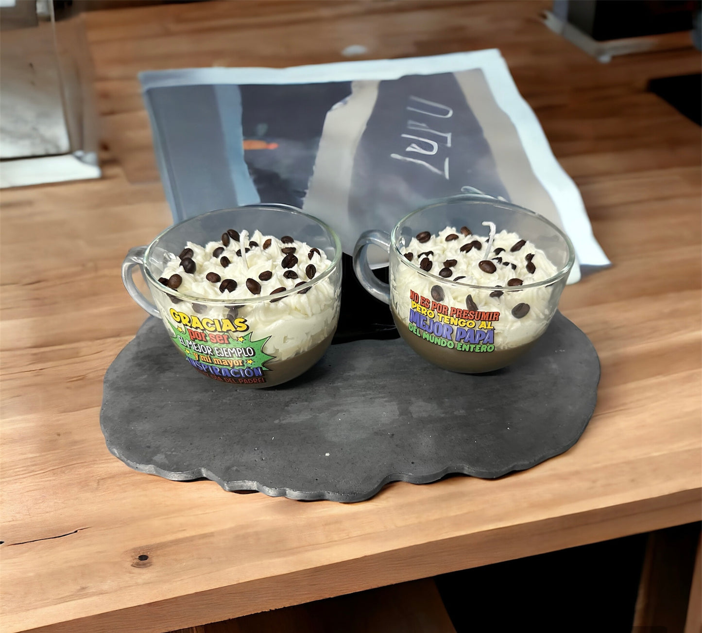 VELA DECORATIVA EN TAZA