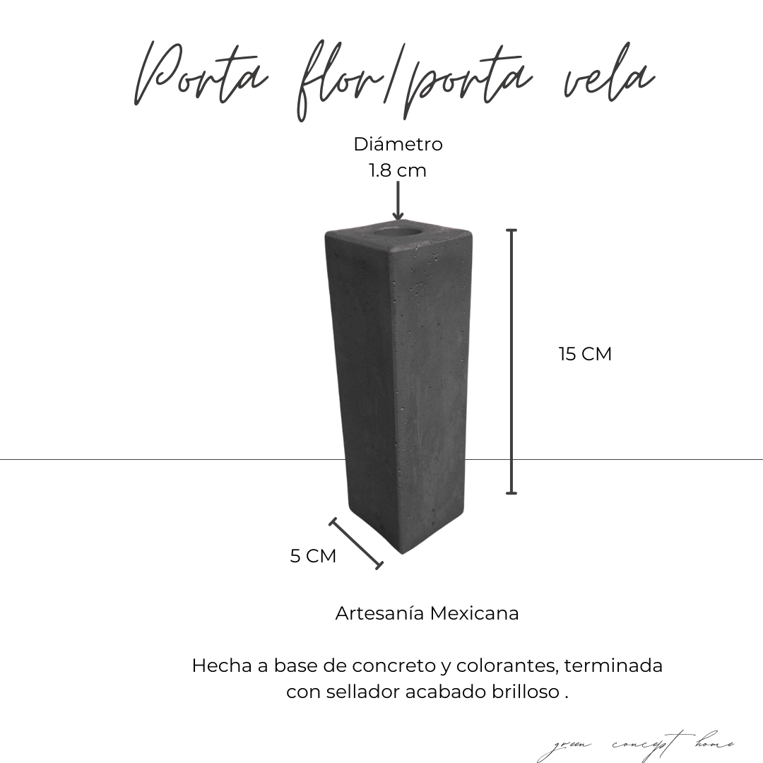 FLORERO RECTANGULAR/PORTAVELA