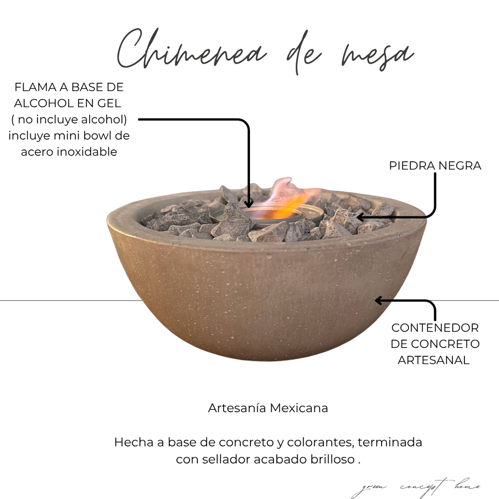 CHIMENEA DE MESA