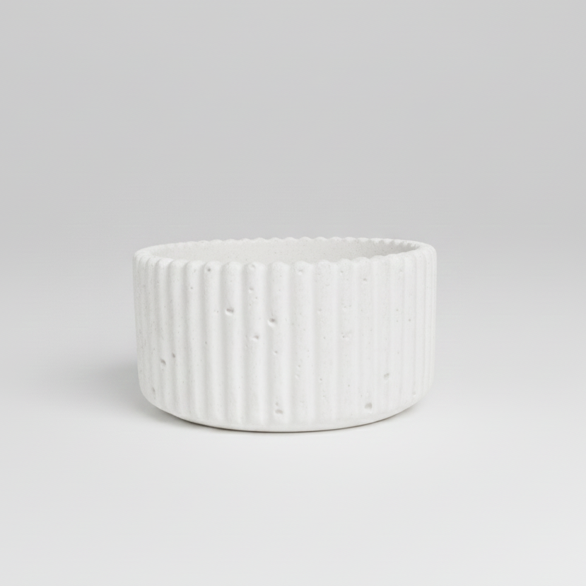 CONTENEDOR REDONDO  RAYADO