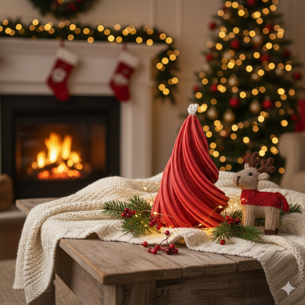 VELAS PINO  NAVIDEÑO