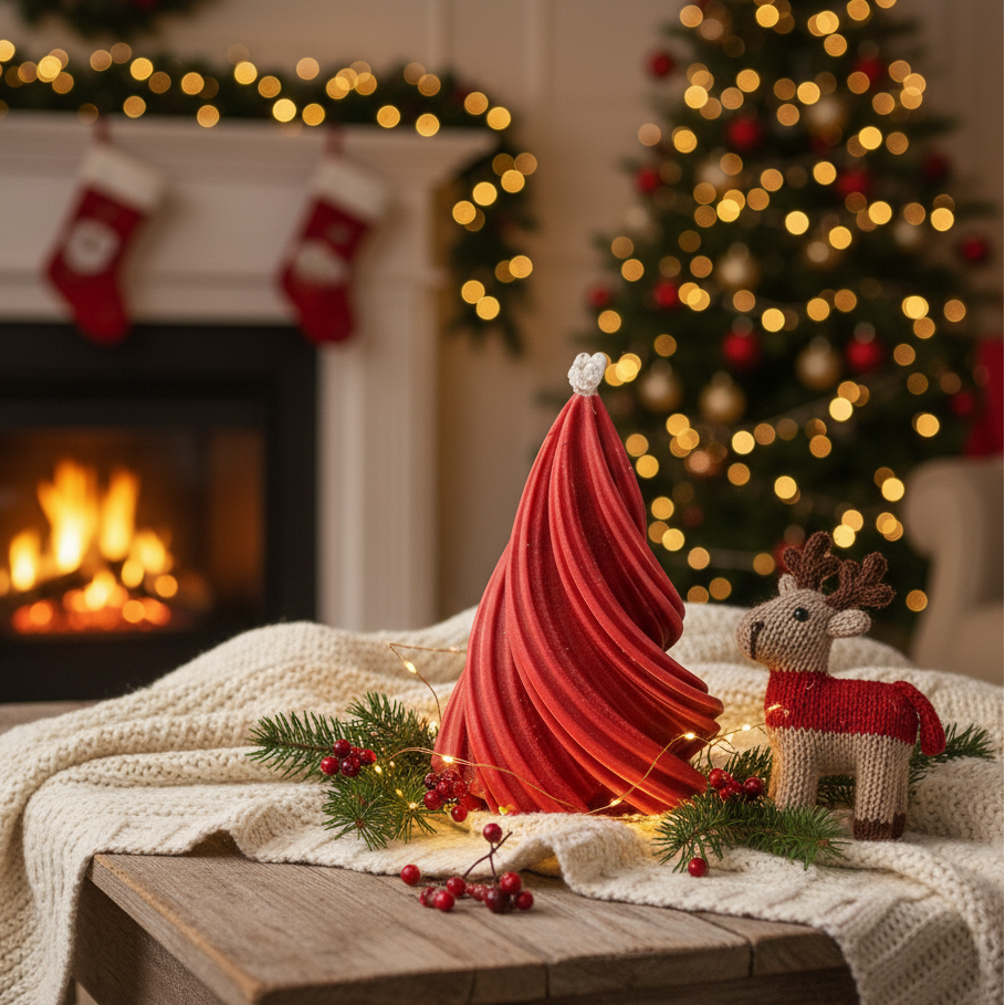 VELAS PINO  NAVIDEÑO