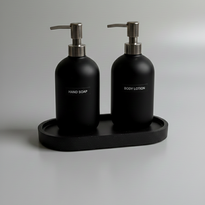 BANDEJA OVALADA DE CONCRETO