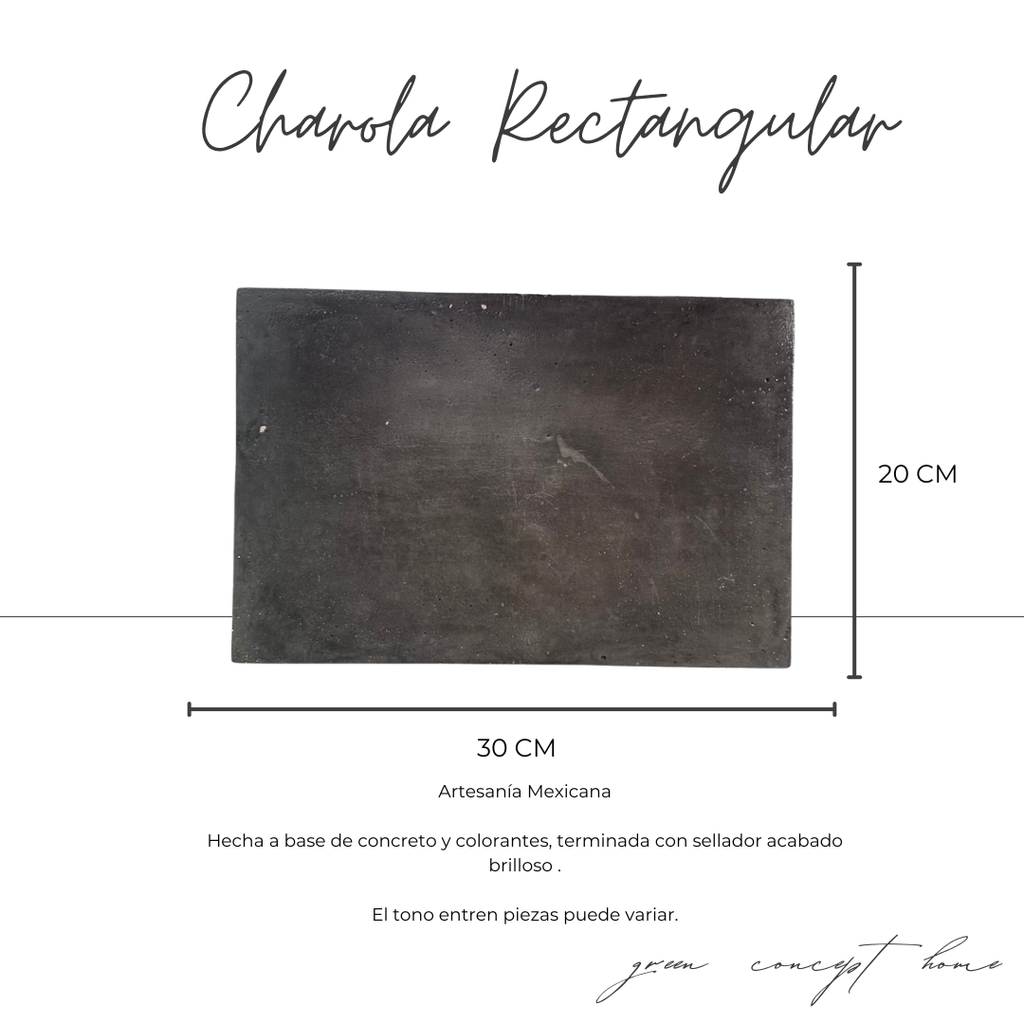 CHAROLA RECTANGULAR