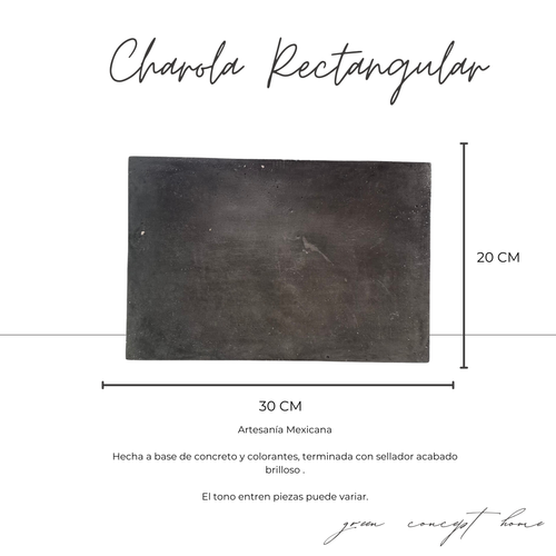 CHAROLA RECTANGULAR