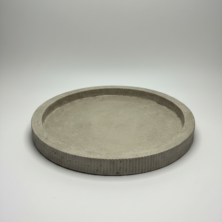 BANDEJA REDONDA RAYADA