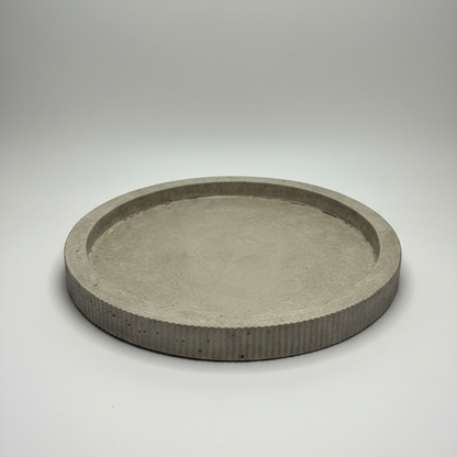 BANDEJA REDONDA RAYADA