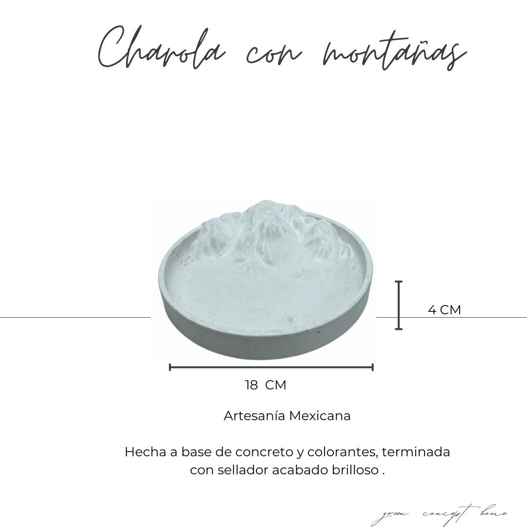 CHAROLA CON MONTAÑAS